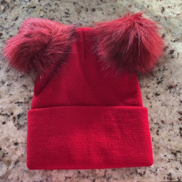 New Double Pompom Beanies - Picture 2 of 5